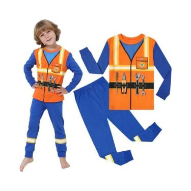 Imagem de Fantasia De Esqueleto Infantil Para Halloween, Pijama Brilhante De Cav