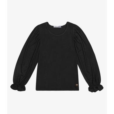 Imagem de Blusa Infantil Manga Longa Trick Nick Preto-Feminino