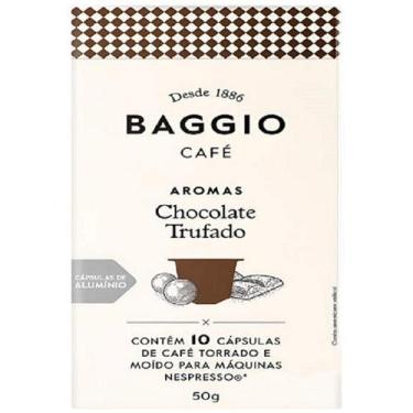 Imagem de Café em cápsula compatível nespresso aroma choco trufado baggio 10un