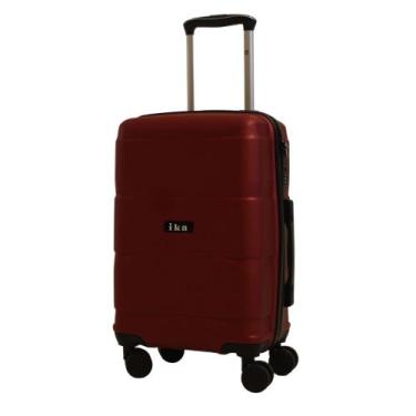 Imagem de Mala de viagem bordo pequena padrão anac 10 kg ABS equipage, Vinho