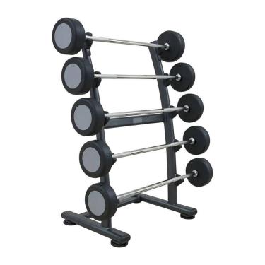 Imagem de Kit Barras Reta Montada Ahead Sports 10kg A 30kg Com Rack Profissional