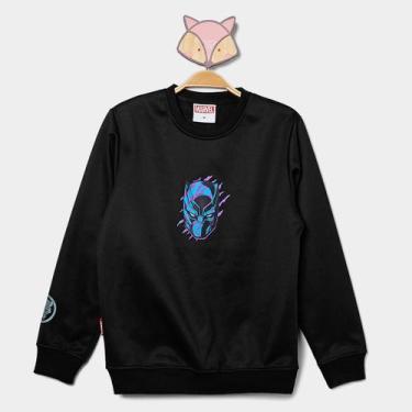 Imagem de Moletom Infantil Mooncity Menino, Preto, 12A