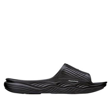 Imagem de Chinelo Mizuno Enerzy Slide Masculino, Preto, Branco, 35/36
