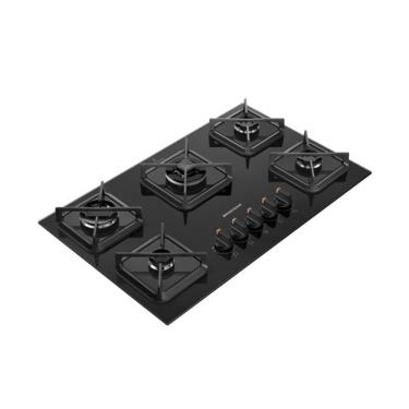 Imagem de Cooktop 5 Bocas a Gás BDS75AE com Grades de Ferro Fundido e Chamas Especiais Brastemp