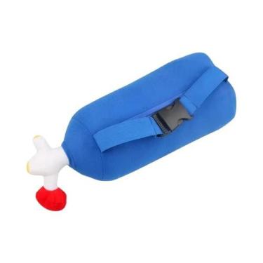 Imagem de Almofada De Pescoço Para Carro, Apoio De Cabeça Cilíndrico Para Motoci