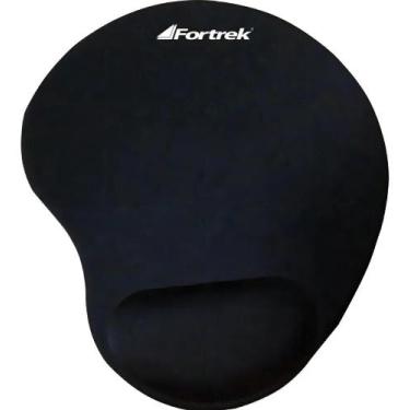 Imagem de Mouse Pad Fortrek ERG-102 Preto com Apoio de Pulso 23.5x20cm - Congrat