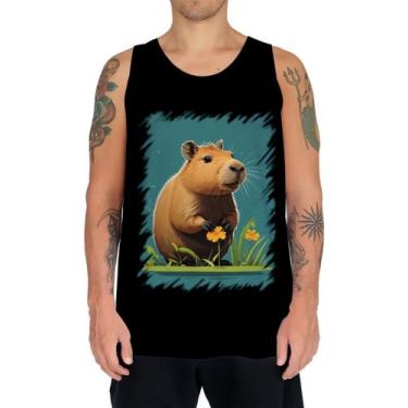 Imagem de Camiseta Regata Capivara do Bem Animalzinho 16 - Kasubeck Store®, INF 