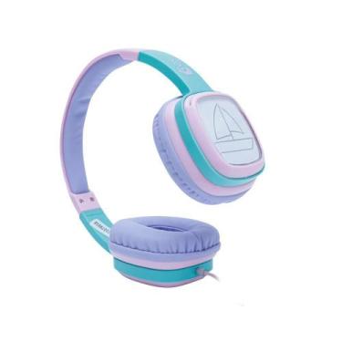 Imagem de Fone de Ouvido Infantil OEX Kids Cartoon HP302 Rosa e Lilás