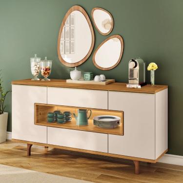 Imagem de Aparador Buffet 3 Portas 1 Gaveta Murano HB Moveis