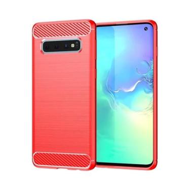 Imagem de Capa de silicone antichoque para samsung galaxy s10, s10e, s10plus, fi