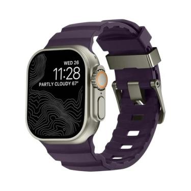 Imagem de Pulseira De Silicone Trail De 49mm 46mm 45mm 44mm Para Apple Watch Ult