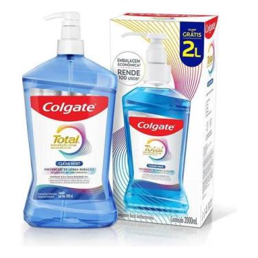 Imagem de Enxaguante Bucal Total 12 Clean Mint 2000ml Colgate