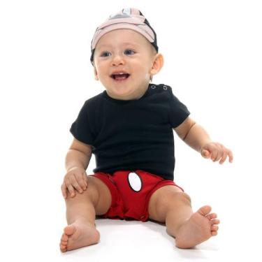 Imagem de Fantasia Body Macaquinho Mickey Bebê - Mickey Mouse - Disney - Sulamer