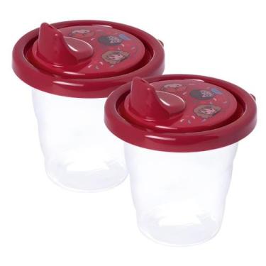 Imagem de Copo Com Bico 200ml Transição Criança Personagens Menino Menina - - PL