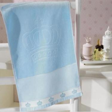 Imagem de Toalha de Mão Lavabo Dohler Baby Classic P/ Bordado 30x45cm, Azul - 72