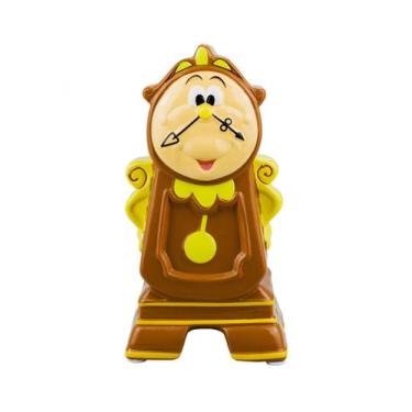 Imagem de Cofrinho de Porcelana Horloge Relógio Bela E A Fera 20cm  - Taimes