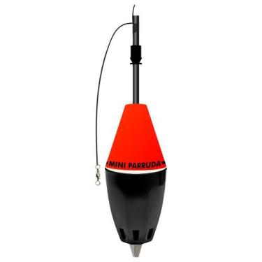 Imagem de Bóia Cevadeira Mini Parruda Copo Preto 36g - Jr Pesca, Vermelho