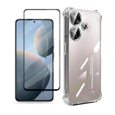 Imagem de Kit Capa e Película 3D Compatível Com Xiaomi Poco F6 - Blance