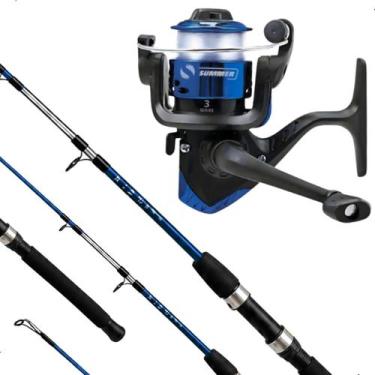 Imagem de Kit Vara Kenzu 1m A 1,80m Summer e Molinete Sm200 C Linha Summer, 1 Me