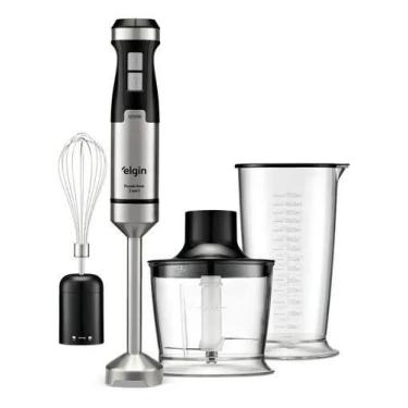 Imagem de Mixer De Mão Elgin 3 Em 1 Power Inox 1000w Mix3x, 220V