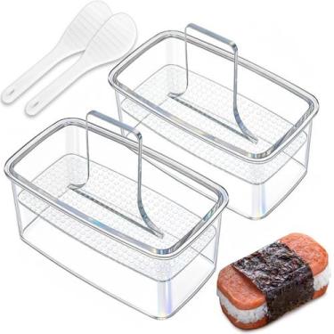 Imagem de Kit de Molde Prensador de Musubi TAORISH 2 Peças, Antiaderente, Livre 