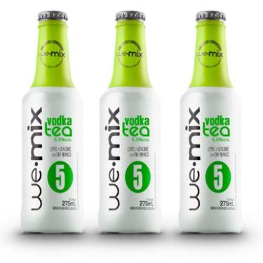 Imagem de We Mix 5  Limão e Gengibre com Chá Branco, Kit com 3