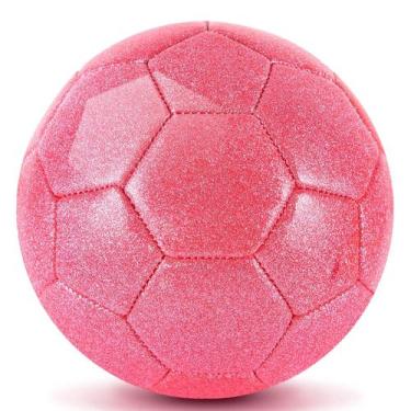 Imagem de Bola de futebol infantil DLUGOPIS Sparkling Pink, tamanho 2, 3 a 8 ano