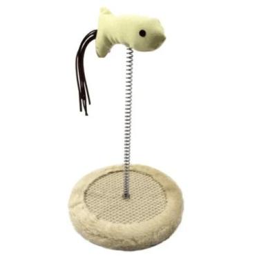 Imagem de Arranhador Interativo para Gatos Torre Fixa Cor Pardo - AZPR