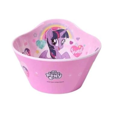 Imagem de Prato De Jantar Infantil My Little Pony Em Material Alimentício, Copo 