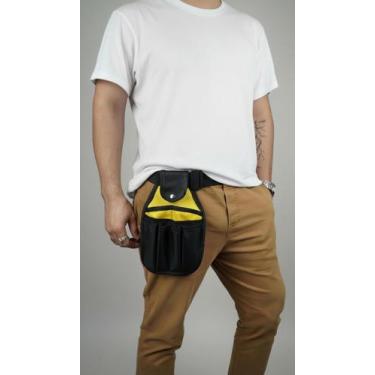 Imagem de Bolsa Porta Ferramentas Cinto Lona Reforçada 7 Bolsos - Congratulation