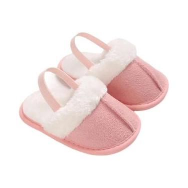 Imagem de Sapatos De Caminhada Para Bebês Em Algodão, Quentes E Macios, Solado D