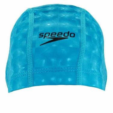Imagem de Touca de natação speedo comfort 3d cap, Azul, Único
