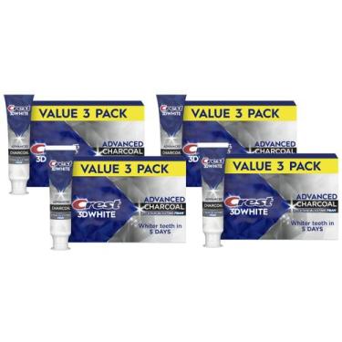 Imagem de Creme dental Crest 3D White Advanced Charcoal 4x93 g