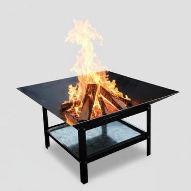 Imagem de Lareira Externa 60cm Premium de Jardim com Bandeja Portátil para Fogue