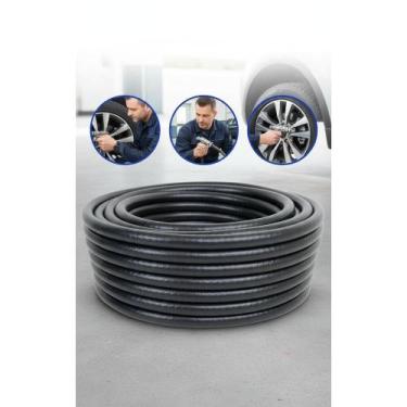 Imagem de 2x Mangueira 15m Ar Comprimido 500 Psi Flexível PVC Preto - Congratula