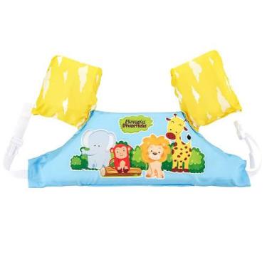 Imagem de Colete infantil flutuador Floresta Divertida tamanho único suporta até