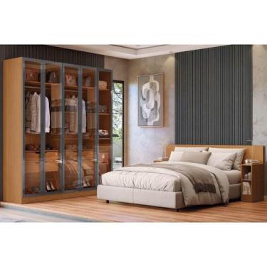 Imagem de Quarto Modulado Solteiro Liga 6Peças 5Pts QM33 Graf Kappesberg
