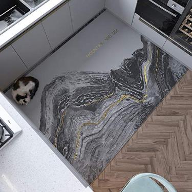 Imagem de LTL Tapetes de cozinha e tapetes modernos de simplicidade confortável, poliuretano, à prova de água e óleo, tapete antiderrapante para casa, sala de jantar, varanda, C, 6090 cm