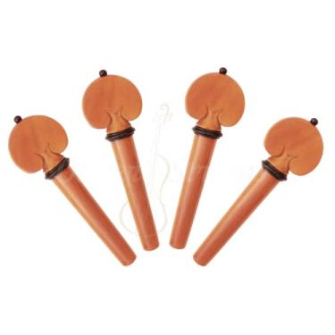 Imagem de Kit de Cravelhas em Boxwood para Violoncelo modelo coração