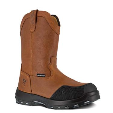 Imagem de Iron Age Sapato masculino Immortalizer Safety Toe 25,4 cm impermeável Wellington, Marrom, 9.5 Wide