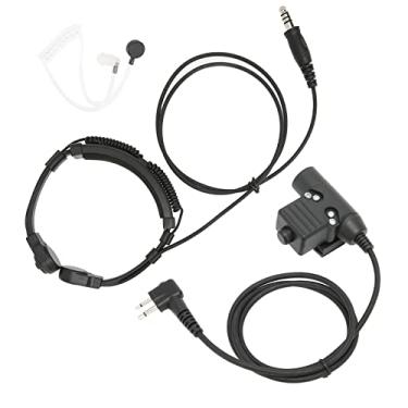 Imagem de U94 PTT e adaptador de fone de ouvido, U94 PTT e fone de ouvido de controle de garganta robusto para Motorola para GP88