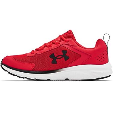 Imagem de Under Armour Charged Assert 9 Tênis de corrida masculino, Vermelho (600)/branco, 43
