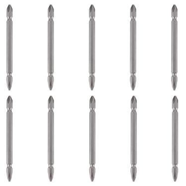 Imagem de Screwdriver Set, 10Pcs Electric Screwdriver Bit Dual Head Cross S2 Alloy Steel Hardware Tool 100mm with Smooth Surface Strong Magnetic Treatment