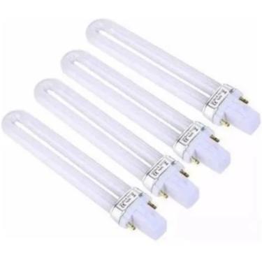 Imagem de 4 Lampada para Cabine Uv Lâmpada 9w para unha acrilica