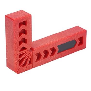 Imagem de Esquadro de fixação de canto, grampo de posicionamento de ângulo reto Mapeamento ABS preciso para carpinteiro para armários para porta-retratos para gavetas