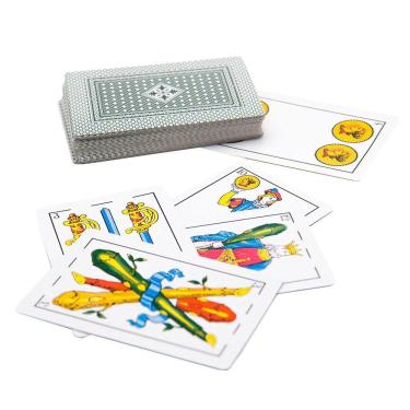 Imagem de Kit 2 Baralhos Espanhol Truco 40 Folhas De Papel