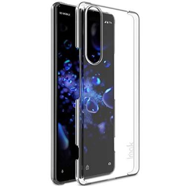 Imagem de YUNCHAO Caixa de telefone Para Sony Xperia 1 II Imak Wing II desgaste-resistindo Crystal Pro PC Protective Case capa para celular