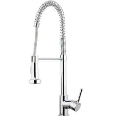 Imagem de Torneira Para Cozinha Gourmet Misturador Monocomando Envira Pingoo.casa - Prata