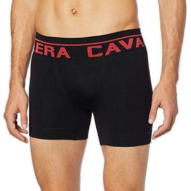 Imagem de Cueca Boxer Noa, Cavalera, Masculino, Preto C/ Vermelho, M