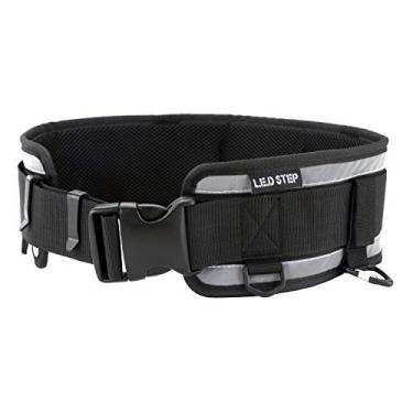 Imagem de L.E.D STEP Cinto de pesca embutido com ranhura de rede 10,4 cm de largura ajustável cinto de pesca para homens, pesca, caiaque, fundição. Cinto de pesca na Cisjordânia